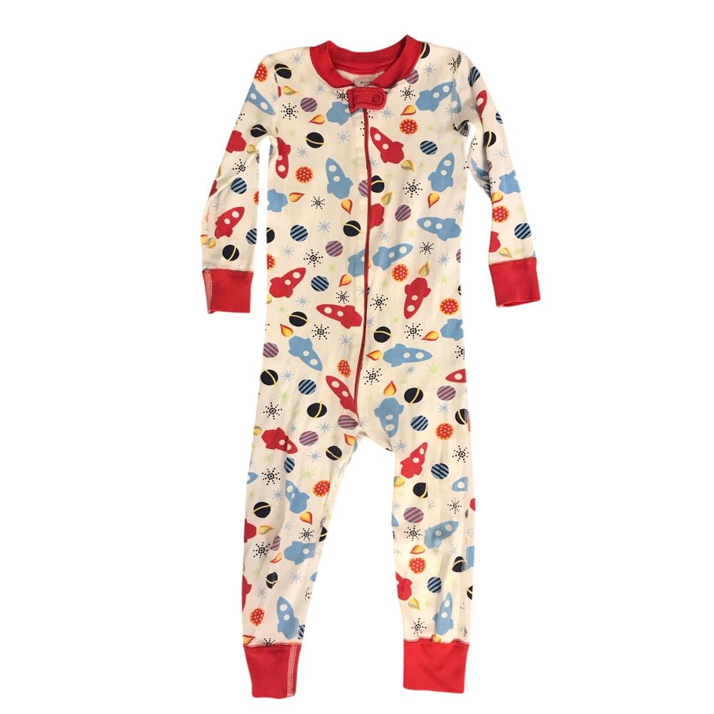 Hanna Andersson Spaceships Sleeper Size 3